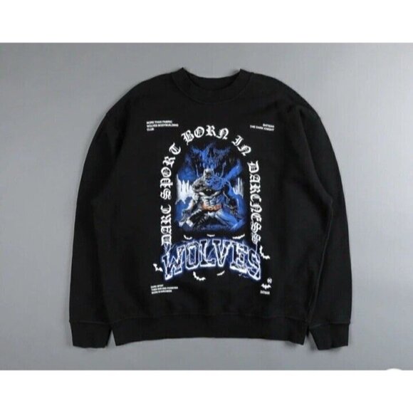 Darc Sport Bring The Pain London Crewneck Black Large Batman Dark Knight RARE - Picture 1 of 6